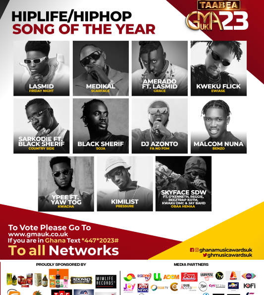 Hiplife Hip Hop Song of The Year