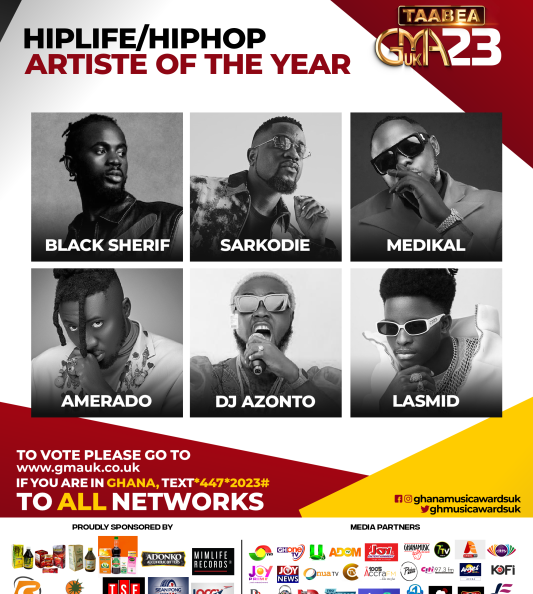 hiplife hiphop Artiste of The Year